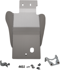 Placă de protecție din aluminiu, argintie 