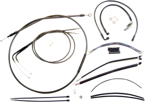 Black Pearl Designer Handlebar Installation Kit Black, 3, nordicamoto.ro