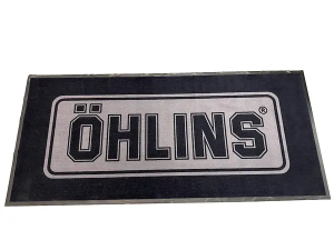 Öhlins Carpet With Logo Black, White 