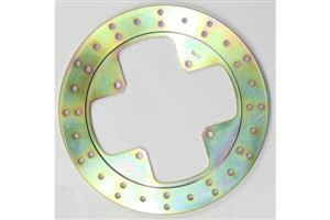 Round Hpsr Solid Brake Rotor Gold, Stainless Steel, Zinc, 1, nordicamoto.ro