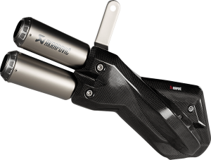 Slip-on Line Muffler Titanium Look 