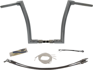 1-1/2(r) Ez Install Flat Top Handlebar Kit Silver