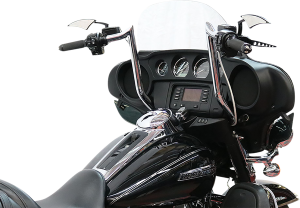 Pre-wired Monkey Bar Handlebar Silver