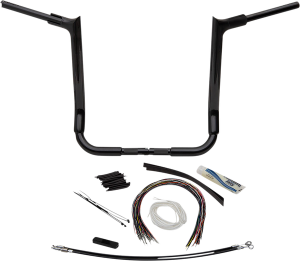 1-1/2(r) Ez Install Pointed Top Handlebar Kit Black, 3, nordicamoto.ro