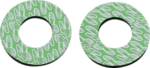 Grip Donutz Green, White, 1, nordicamoto.ro