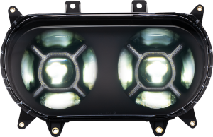 Double-x Led Headlight Black, 2, nordicamoto.ro