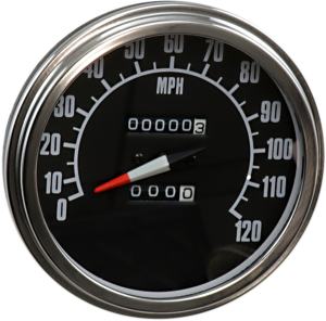 5(r) Fl-style 2240:60 Speedometer With Reed Switch Black
