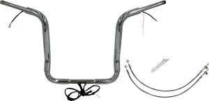 Plug & Play Ez Install 1-1/2(r) Round Top Handlebar Kit Silver