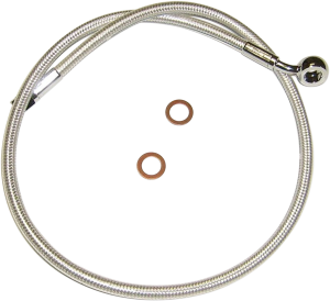 Designer Series Dot Abs-specific Upper Brake Line Kit Chrome, Sterling Chromite® Ii, 1, nordicamoto.ro