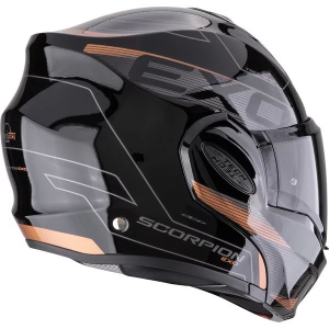 Casca modulara flip-back EXO-TECH EVO TRAVELLER M Negru/Rosu, 4, nordicamoto.ro