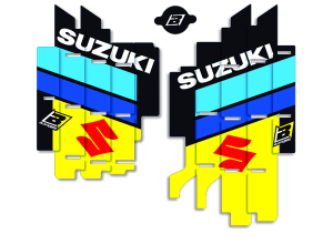 Replica Rad Louver Graphics Black, Blue, Yellow
