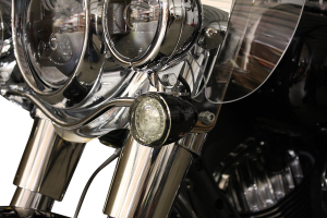 Probeam® Dynamic Ringz Led Front Turn Signals Chrome, 3, nordicamoto.ro