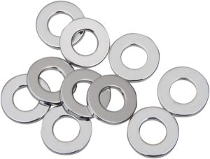 Specialty Flat Washers Silver, 2, nordicamoto.ro