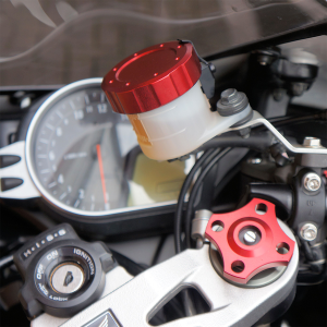 Reservoir Cap Aluminium Red, 2, nordicamoto.ro