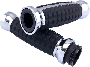 Grenade Grips Silver, 1, nordicamoto.ro