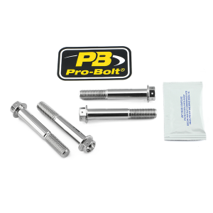Brake Caliper Mount Kit Silver, Stainless Steel