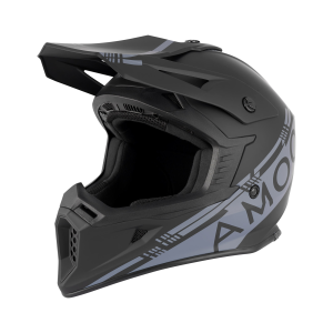 AMOQ Meteor V2 Helmet Black/Grey XS