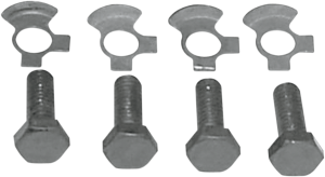 Front Fender Mounting Hardware Kit Silver, 1, nordicamoto.ro