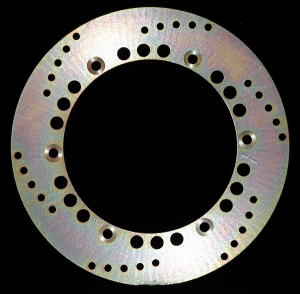Round Hpsr Solid Brake Rotor Silver, Stainless Steel, Zinc, 2, nordicamoto.ro