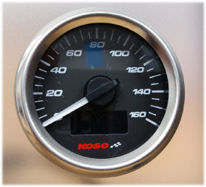 D48 Speedometer Blue, White, 2, nordicamoto.ro