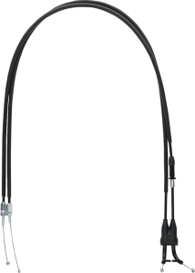 MOOSE RACING Black Vinyl Throttle Cable Black 