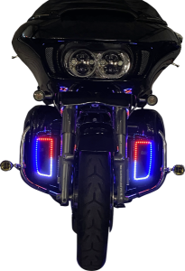 Proglow Color Changing Led Lower Fairing Inserts Black, 2, nordicamoto.ro