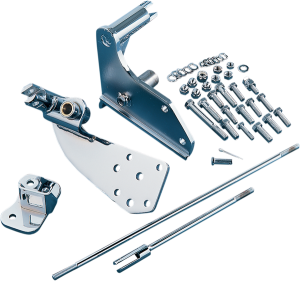 Forward Control Relocation Kit Chrome, Polished
