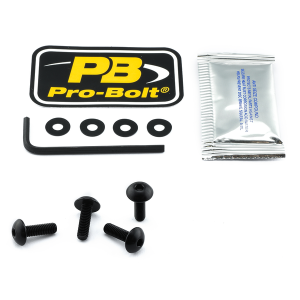 Screen Bolt Aluminium Black, 1, nordicamoto.ro
