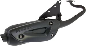 Naraku Traffic Full Exhaust System Black, 1, nordicamoto.ro