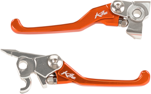 Unbreakable Pivot Clutch And Brake Levers Orange