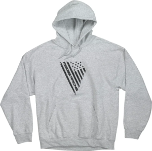 MOOSE RACING Salute Hoodie Gray  S, 1, nordicamoto.ro