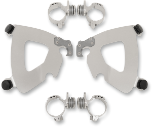 Gauntlet Fairing Trigger-lock Mounting Kit Silver