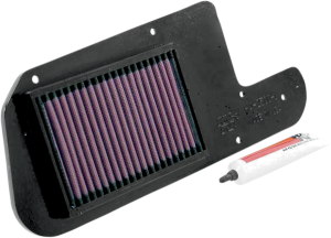 Scooter Replacement High-flow Air Filter Black, Red