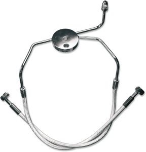 Designer Series Dot Front Lower Brake Line Kit Chrome, Sterling Chromite® Ii, 2, nordicamoto.ro