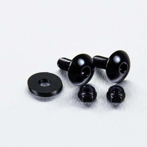 License Plate Screws Black