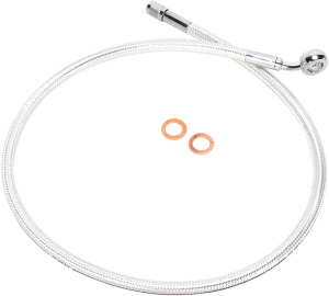 Designer Series Dot Abs-specific Upper Brake Line Kit Chrome, Sterling Chromite® Ii