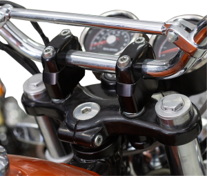 Handlebar Risers Black, 3, nordicamoto.ro