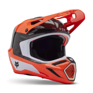 Casca Fox V3 RS Infinite Portocaliu Fluo, nordicamoto.ro