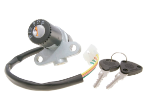 Ignition Switch Black, Silver, 1, nordicamoto.ro