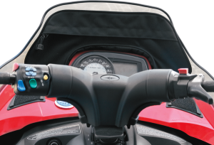 Polaris Snowmobile Windshield Bag Black