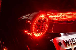 Led Lighted Fang® Rear Signal Light Inserts Chrome, 3, nordicamoto.ro