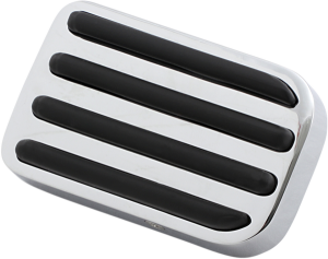 Chrome Brake Pedal Cover Silver, 1, nordicamoto.ro