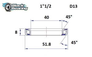 Headset Bearing, 2, nordicamoto.ro