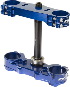 Alloy Triple Clamp Blue, 1, nordicamoto.ro