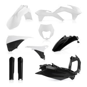 Kit Plastice Complet Acerbis KTM EXC/EXC-F 14'-15' Alb/Negru, 1, nordicamoto.ro