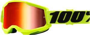 Ochelari 100%  Strata 2 Fluo Yellow Red Mirror