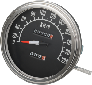 5(r) Fl-style 1:1 Speedometer Black