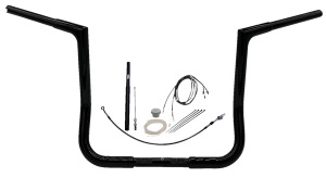 1-1/4(r) Ez Install Flat Top Handlebar Kit Black, 2, nordicamoto.ro