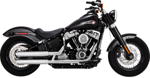 3(r) Twin Slash Slip-on Mufflers Chrome 