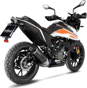 Tobă de eșapament LeoVince LV One Evo Black Edition Slip-On pentru KTM 390 Adventure (2020-2024), 4, nordicamoto.ro